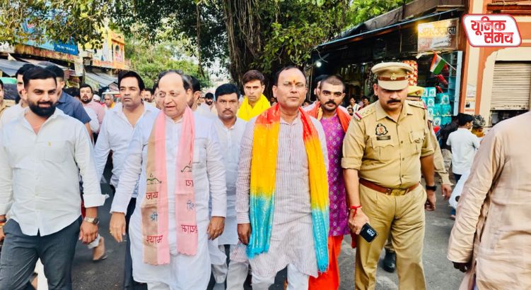 BJP MP Arun Singh reached Govardhan