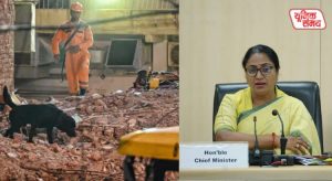 Five-storey building collapses in the capital's Satya Niketan area