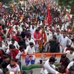 Nishad community stages massive protest against Mahant Raju Das in Mathura