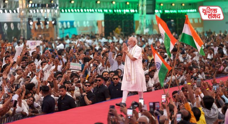 PM Modi's mega show in Vadodara