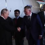 Russian President Vladimir Putin arrives in Delhi