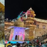 Shri Radharani appeared at 4 AM amidst the chanting of Vedic mantras