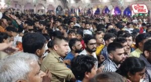 Special movement corridors created for the safety of devotees in Barsana on Radhashtami