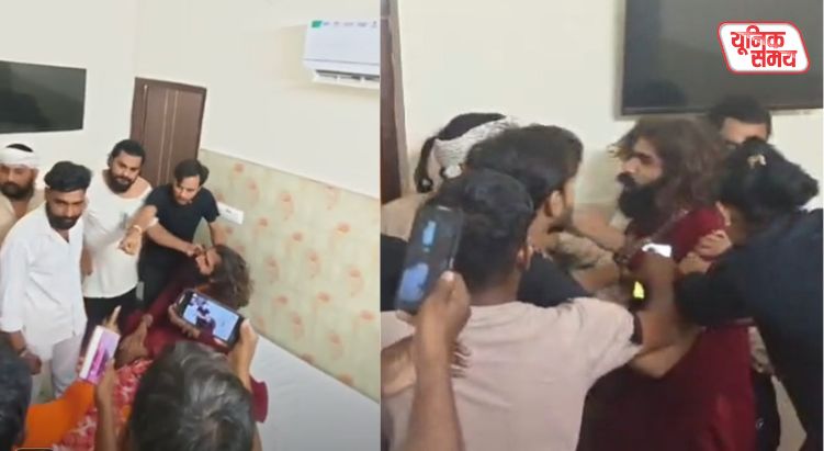 Women's anger erupts against a fake sadhu in Vrindavan