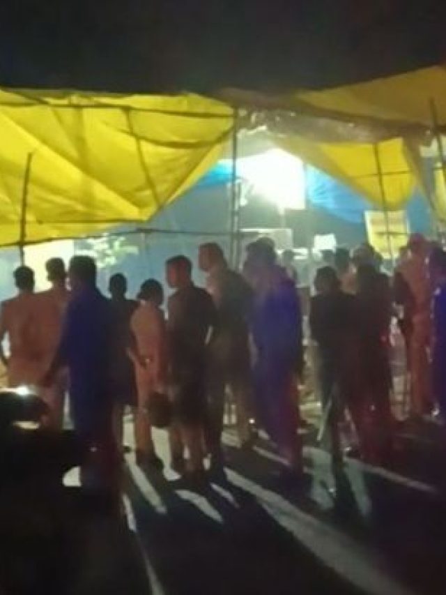 छाता शुगर मिल पर 40 दिन से जारी धरना देर रात पुलिस ने कराया खत्म