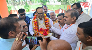 Deputy CM Brajesh Pathak arrived at the Pandit Deendayal Dham fair