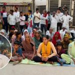 Family members stage a sit-in demanding the return of Anuj, a son missing for three months
