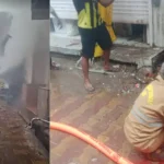 Major fire breaks out at Shyam General Store near Rangeshwar Temple