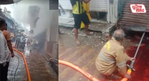 Major fire breaks out at Shyam General Store near Rangeshwar Temple
