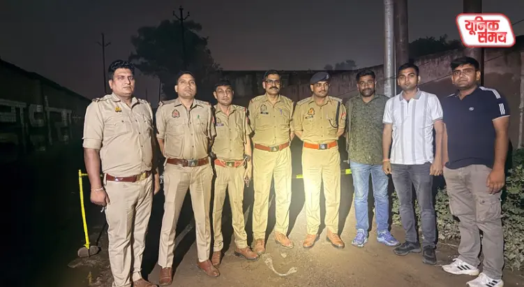 Mathura police arrest two wanted suspects in connection with a land dispute-related firing incident