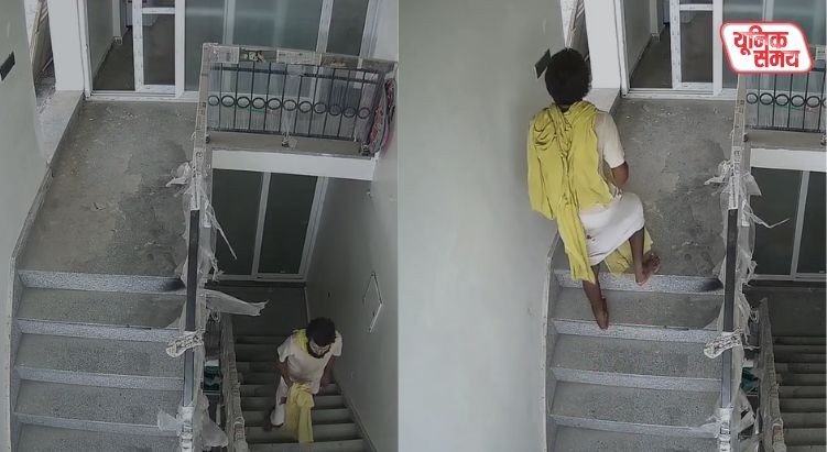 New CCTV footage of Premanand Ji Maharaj's disciple, Rasik Dulari Sharan, has surfaced