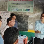 The District Magistrate inspected the polling booths