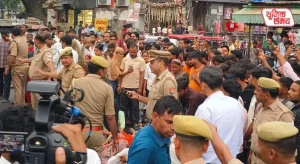 Woman dies in a tragic road accident at Krishna Nagar intersection