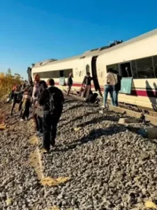 Severe collision between two high-speed trains in Spain's Toledo province