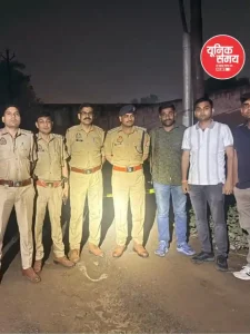 Two wanted suspects arrested in connection with a firing incident over a land dispute in Mathura